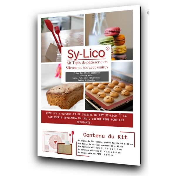 Kit Pâtisserie Sy-Lico™ 5 Accessoires + E-Book en Cadeau (Offre Limitée)