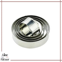 emporte piece de patisserie rond inox