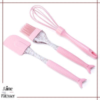 Fouet + Maryse + Pinceau Silicone - 3 Ustensiles