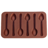 Moule a Chocolat Silicone - 4 Formes originales - Cuillères