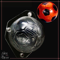 moule polycarbonate ballon de foot en chocolat
