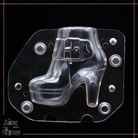 moule polycarbonate 3d pour chaussure femme en chocolat