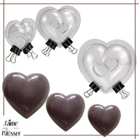 moule polycarbonate 3d coeur en chocolat