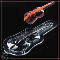 moule polycarbonate 3d pour guitare en chocolat
