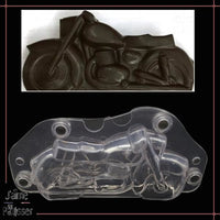 moule polycarbonate chocolat 3d en forme de moto