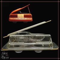 moule polycarbonate 3d pour piano en chocolat