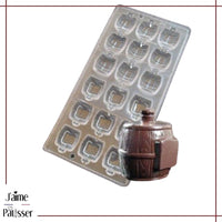 moule chocolat polycarbonate 3d comme tonneau de vin ou baril