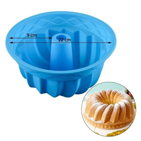 ysister Moule Silicone Forme Spirale 8 Pouces Moule Patisserie Silicone  Spirale Moule en forme de spirale