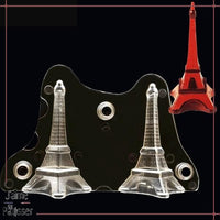 moule polycarbonate 3d tour eiffel en chocolat