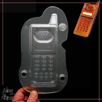 moule polycarbonate 3d telephone portable en chocolat