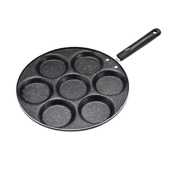 Poele blinis 7 moules ronds