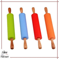 Rouleau a Patisserie Bois et Silicone - rouleaux