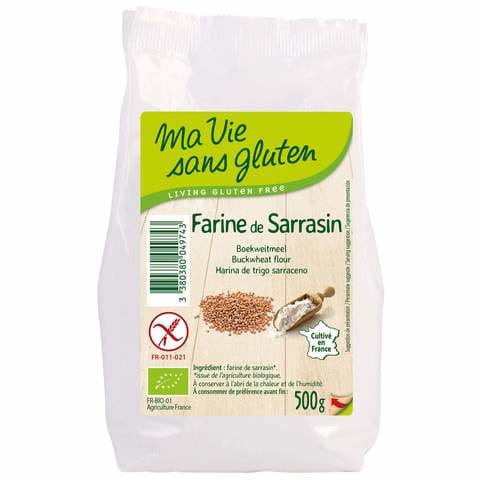 farine de sarrasin bio sans gluten