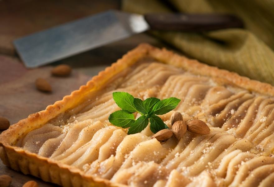 tarte amandine aux poires cyril lignac