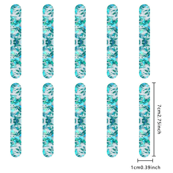 Bâtonnets de Glace à Paillettes en Acrylique (x10)