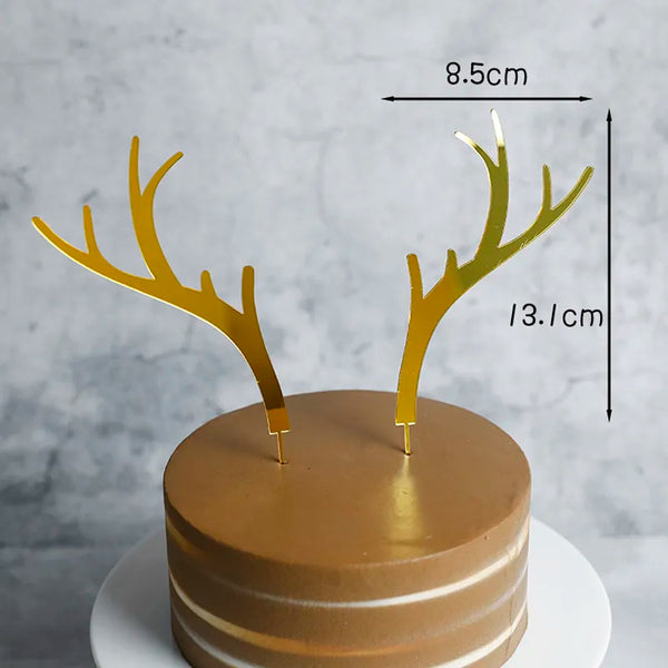 Lot de 24 décorations de gâteau du Nouvel An 2024 - Noir et doré -  Décoration de gâteau du Nouvel An - Accessoires pour table - Décoration de  gâteau