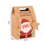 Boîtes Cadeaux à Bonbons et Biscuits de Noël - Lot de 6