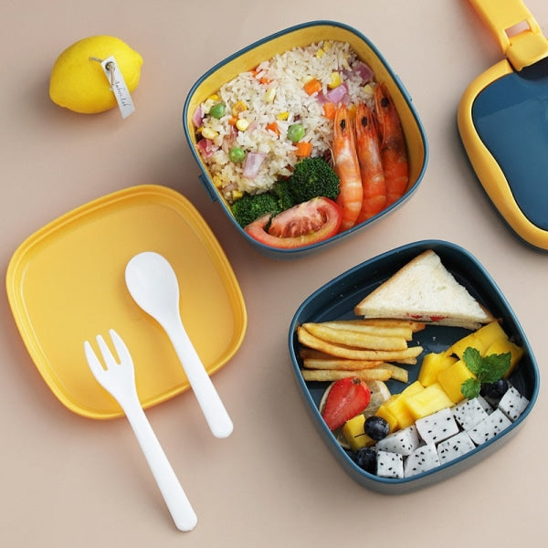 Boite alimentaire ronde Plastique avec couvercle Lunch Box