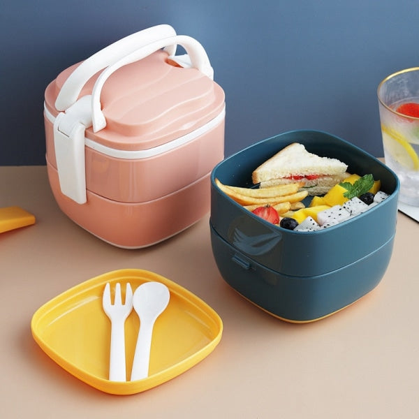 Boite alimentaire ronde Plastique avec couvercle Lunch Box
