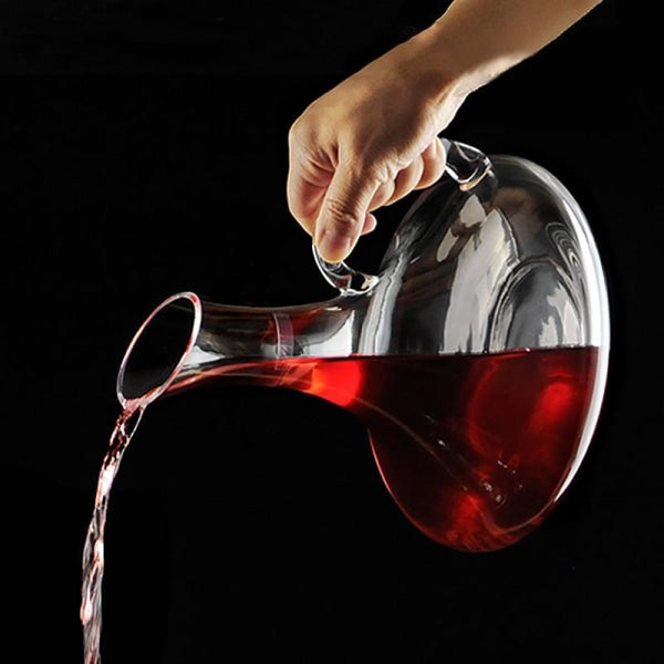 Aérateur de vin en cristal de qualité supérieure, décanteur