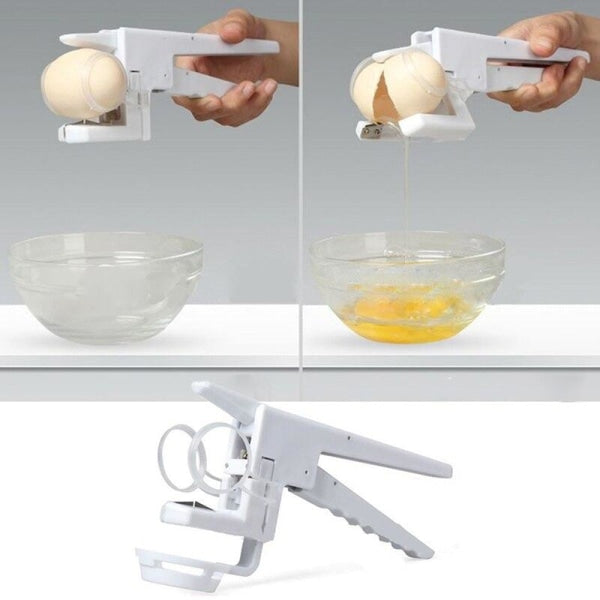 Casse-œufs en acier inoxydable, séparateur d'œufs automatique pour  séparateur de blanc