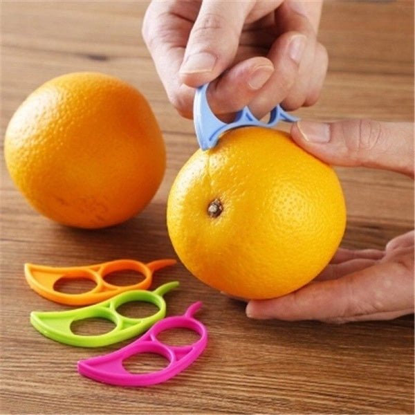 Couteau à éplucher en acier inoxydable, coupe-citron et Orange