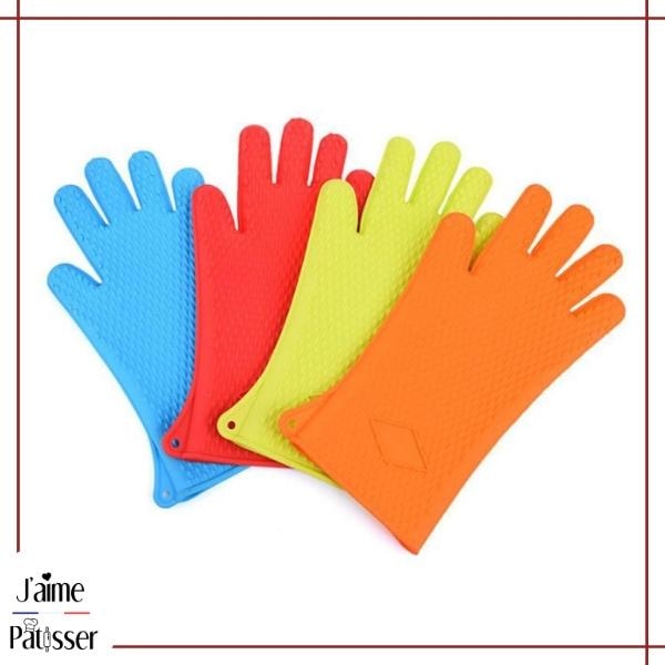 Gants de four en silicone, gants de four antidérapants, résistants