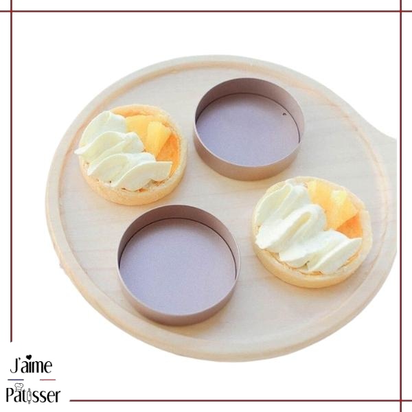 Mini Moule a Tarte Individuel Moule a Tartelette Fond Amovible
