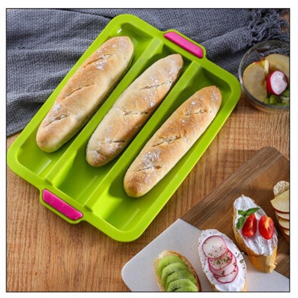 Webake Lot de 4 mini moules à pain en silicone de 12,7 cm pour la cuisson  du pain et du pain faits maison : : Cuisine et Maison