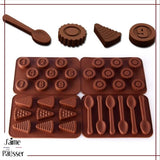 Moule a Chocolat Silicone - 4 Formes originales