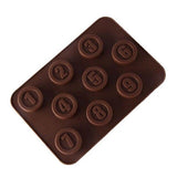 Moule a Chocolat Silicone - 4 Formes originales - Nombres