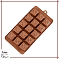 chocolats en moule tablette de paquet cadeau d'anniversaire