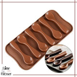 moule chocolat silicone en forme de cuillère