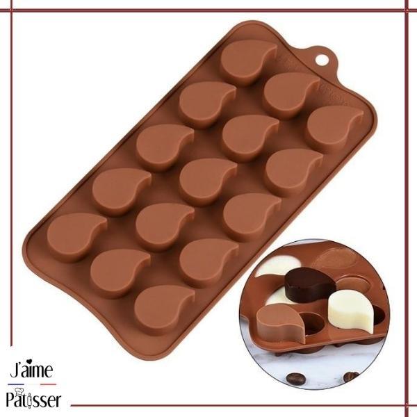 Moule silicone chocolat 2 tablettes - cooketi