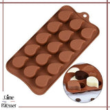 moule chocolat silicone en forme de gouttes ou larme