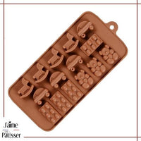moule tablette chocolat silicone pour jouets d'enfants