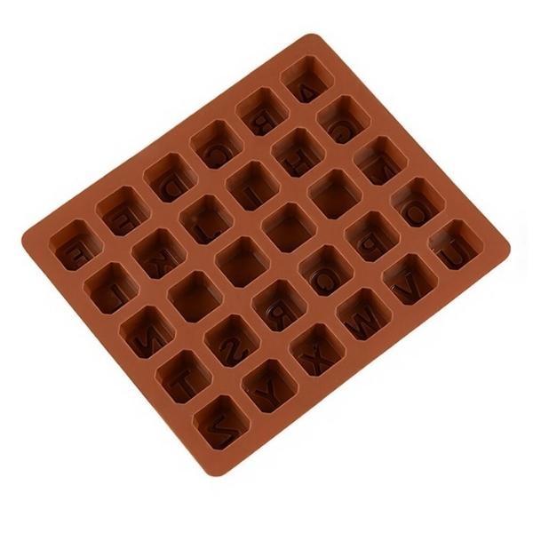 Fleymu Lettres Chiffres Silicone Moulle Moule Chocolat Bonbons