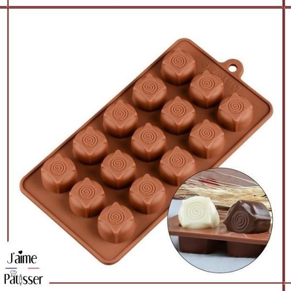 moule chocolat silicone spirale