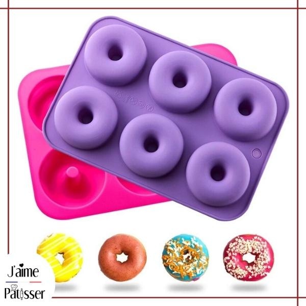 Tacino 2 PièCes Moule Donuts,Moule A Donuts,Moule Donuts Silicone