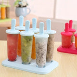 Moule a Glace Silicone - 6 Sucettes
