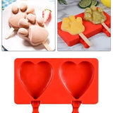 Moule a Glace Silicone - 4 formes - Coeur