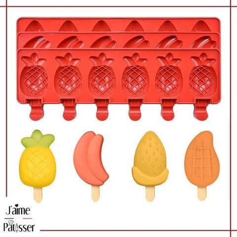 moule silicone glace aux fruits
