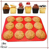 moule silicone a muffin et cupcake passe au four