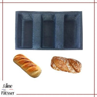 Poêles à pain et à pain en silicone - Ensemble de 2 - Moule de cuisson en  silicone antiadhésif pour pain maison, pain et pain de viande - 8.9x3.7x2.5  pouces Wyelv