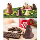 Moule Chocolat Polycarbonate - 3x Cloches de Paques