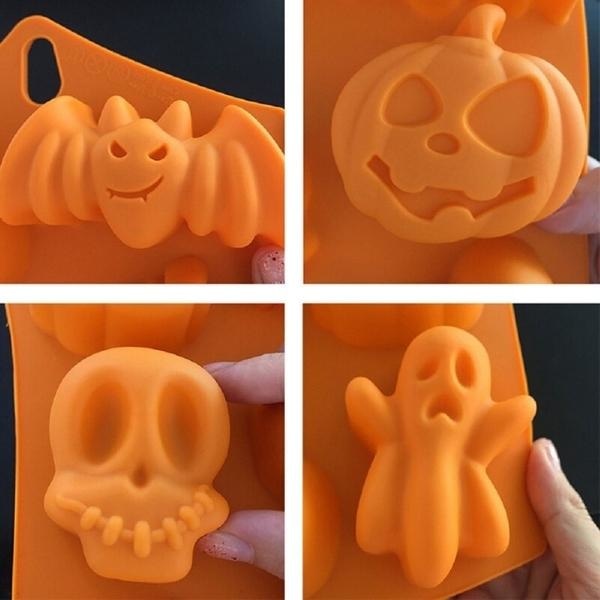 Moule Halloween Silicone - Biscuits Citrouille