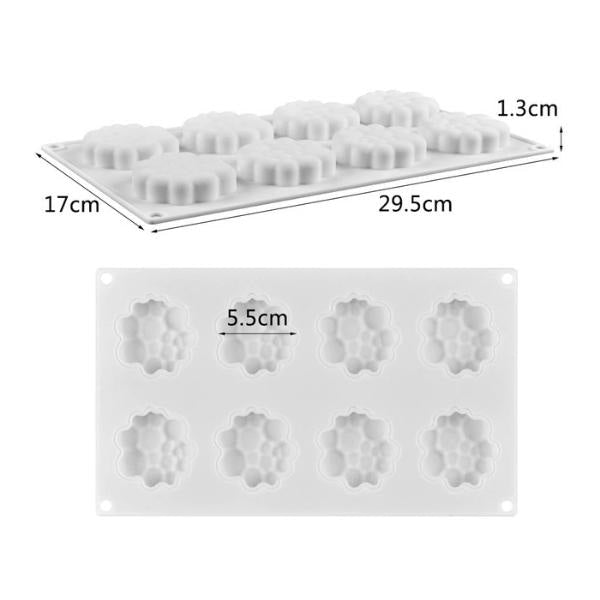 dimensions du moule tartelette silicone