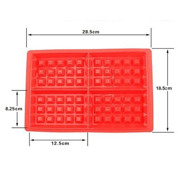 moule silicone rouge dimensions