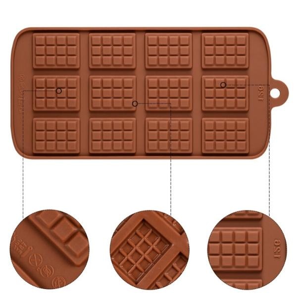 Moule Tablette Chocolat Moulin 15,4 x 7,7 cm x H 1,4 cm (x3