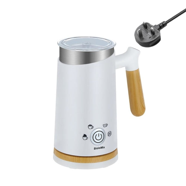 PAR - Mousseur à lait portatif électrique Mousseur à lait électrique  domestique automatique à main culinaires set Café au lait Blanc